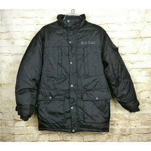 Blac Label Clothing Jacket Mens M 10/12 Insulated Nylon Down Puffer Gorpcore Y2K